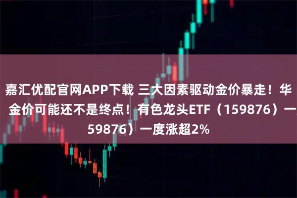 嘉汇优配官网APP下载 三大因素驱动金价暴走！华尔街惊呼，金价可能还不是终点！有色龙头ETF（159876）一度涨超2%